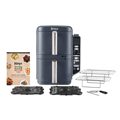 Ninja Double Stack XL 2-Level Air Fryer with Smart Cook System 9.5L Cyber Space