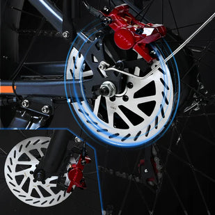 Front and Rear Dual Hydraulic Brakes