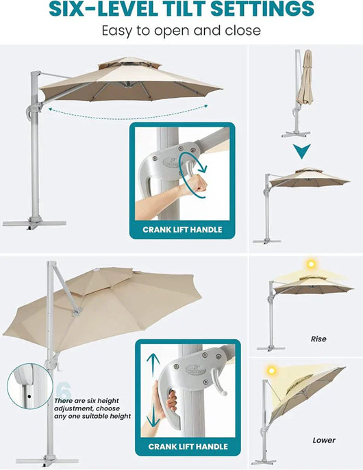 Adjustable Outdoor Umbrella