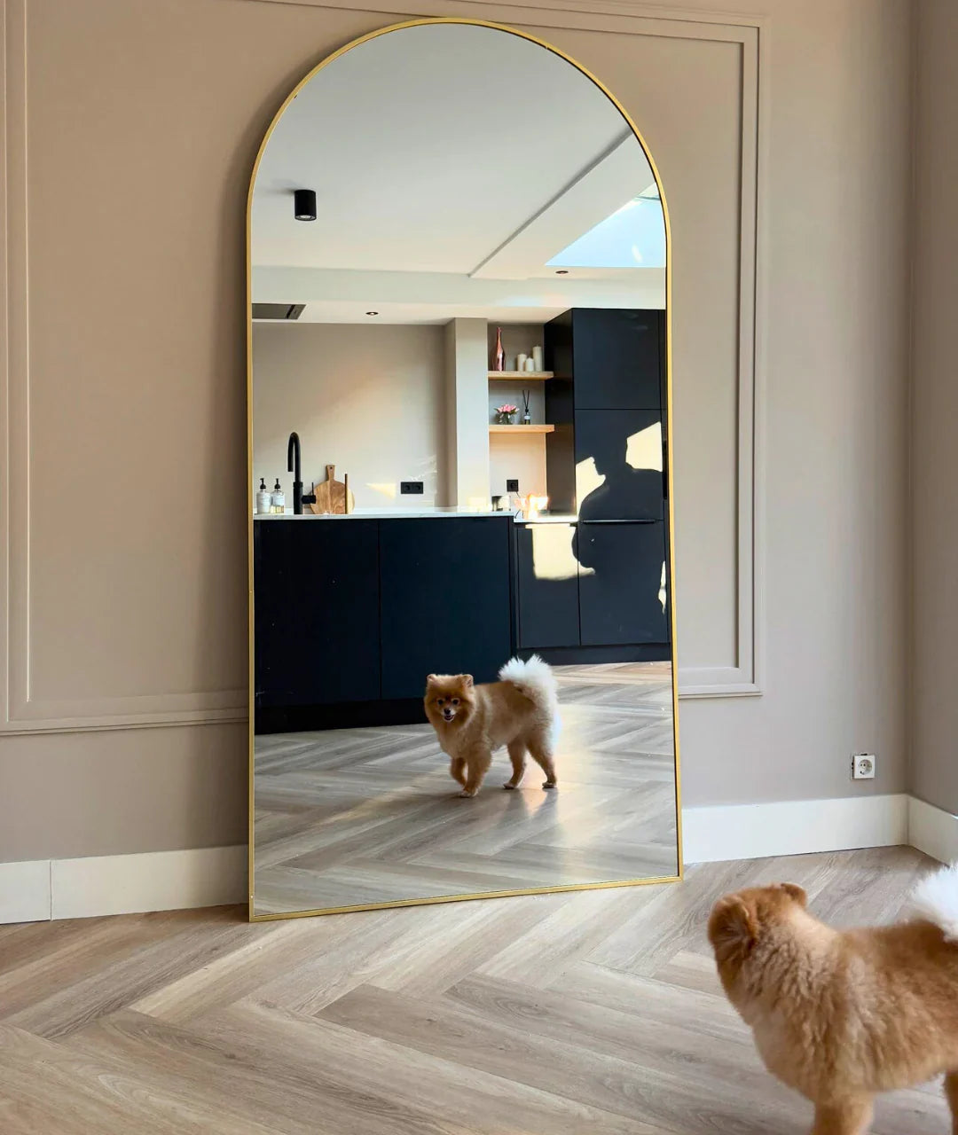Elevate Your Space with the Stylish Moon Loft Mirror—A Chic Touch of Modern Elegance!