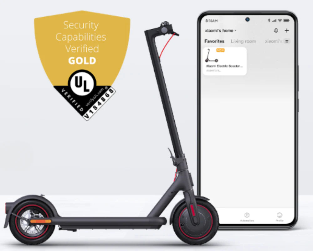 World's first scooter with UL's IoT Security Rating Gold level certification