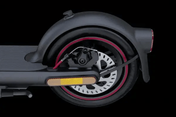 Dual Front and Rear Braking System Shorter Braking Distance for Safer Riding!